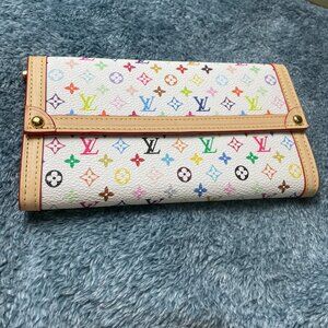 Louis Vuitton x Murakami Wallet – 2022 Collection, 85% New, w/ Box & Dust Bag